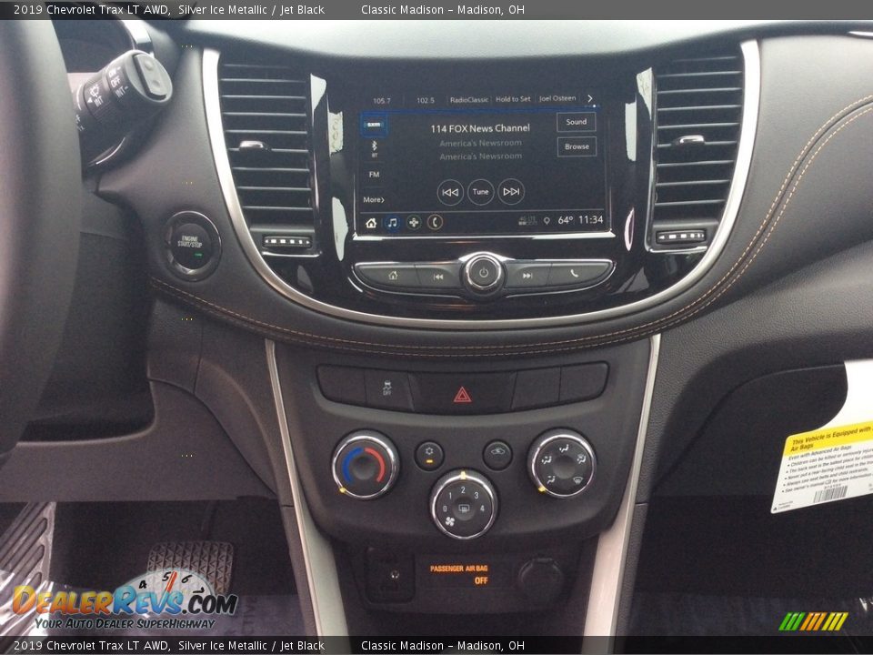 2019 Chevrolet Trax LT AWD Silver Ice Metallic / Jet Black Photo #19