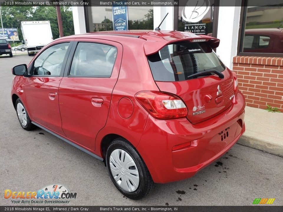 2018 Mitsubishi Mirage ES Infrared / Dark Gray Photo #24