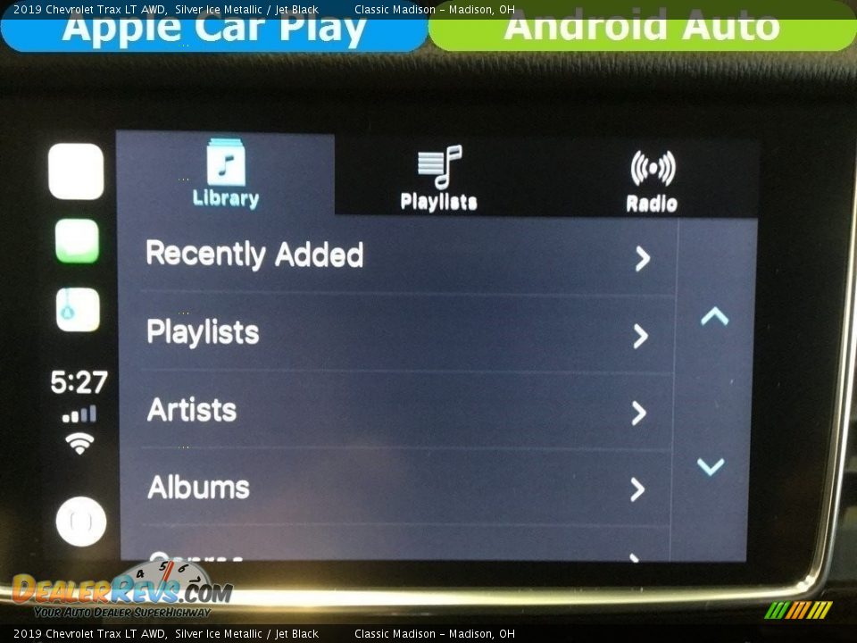 2019 Chevrolet Trax LT AWD Silver Ice Metallic / Jet Black Photo #24