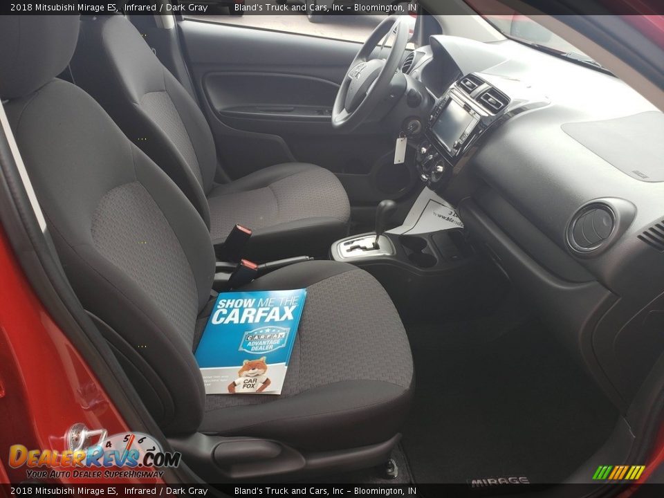 2018 Mitsubishi Mirage ES Infrared / Dark Gray Photo #34
