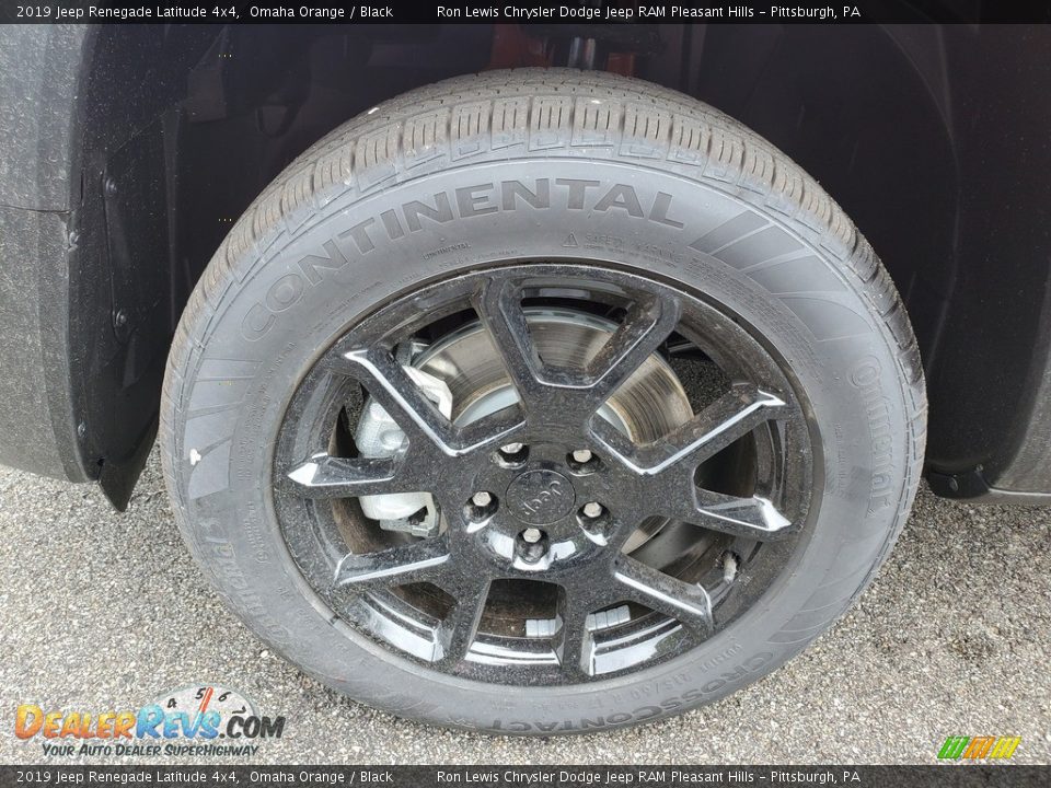 2019 Jeep Renegade Latitude 4x4 Omaha Orange / Black Photo #10