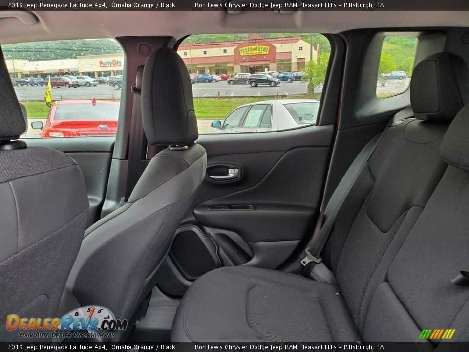 Rear Seat of 2019 Jeep Renegade Latitude 4x4 Photo #12