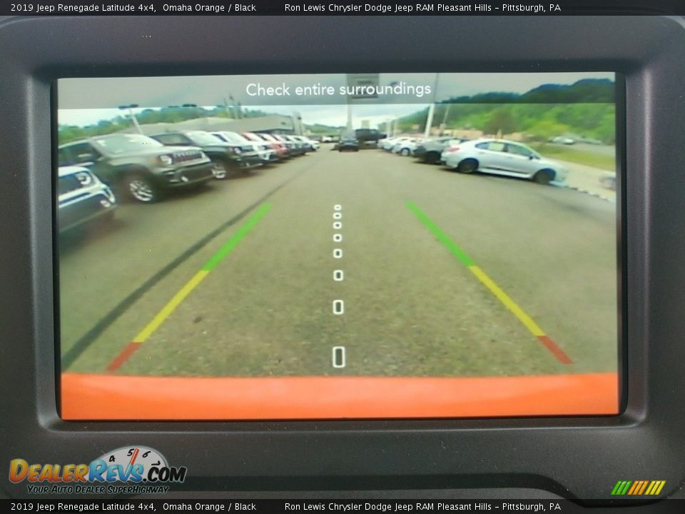 2019 Jeep Renegade Latitude 4x4 Omaha Orange / Black Photo #16