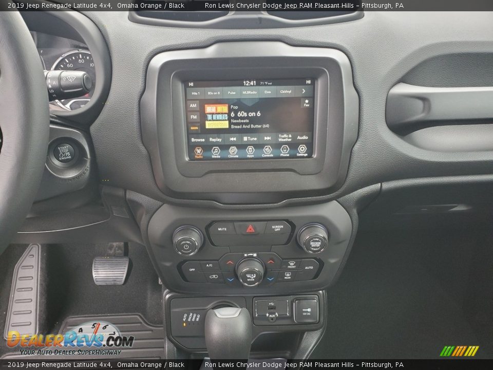 2019 Jeep Renegade Latitude 4x4 Omaha Orange / Black Photo #17
