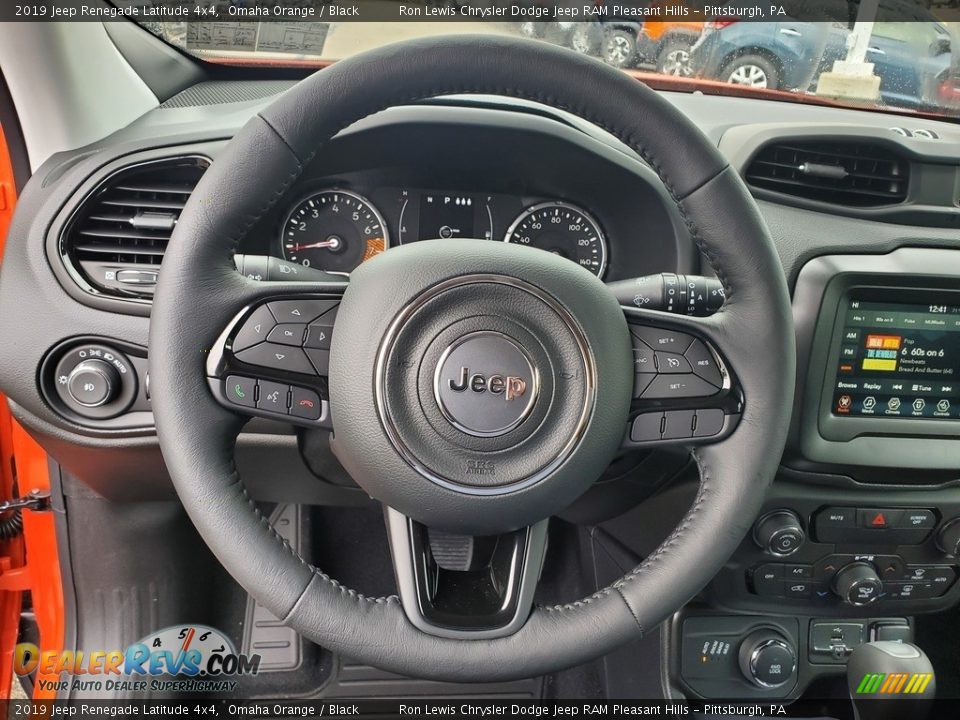 2019 Jeep Renegade Latitude 4x4 Steering Wheel Photo #18