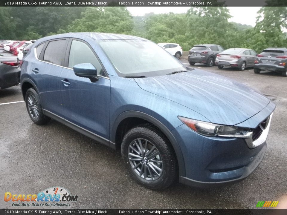 2019 Mazda CX-5 Touring AWD Eternal Blue Mica / Black Photo #3