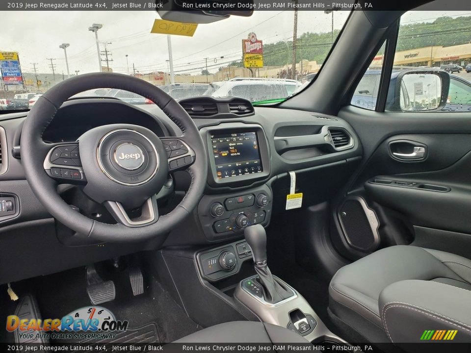 Black Interior - 2019 Jeep Renegade Latitude 4x4 Photo #13