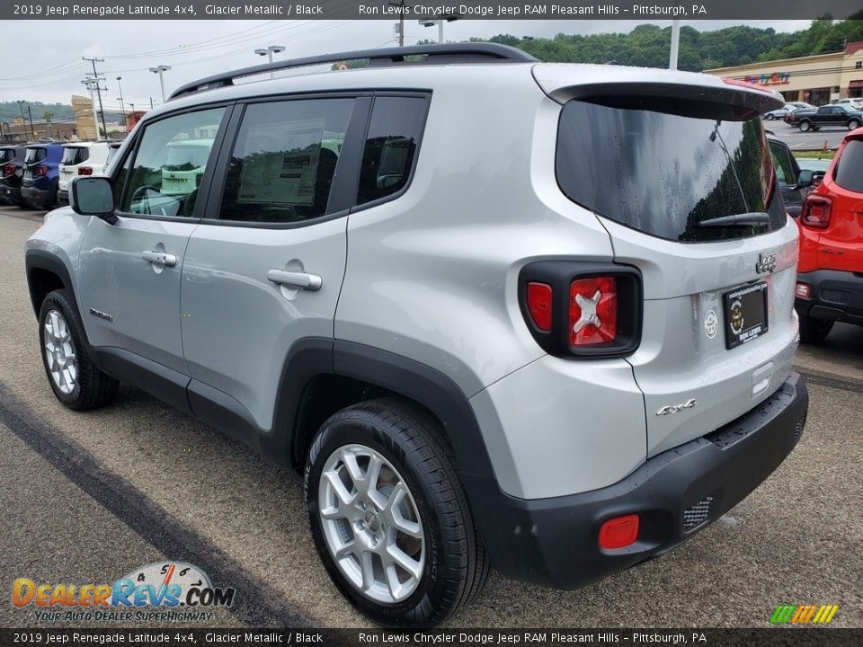2019 Jeep Renegade Latitude 4x4 Glacier Metallic / Black Photo #3
