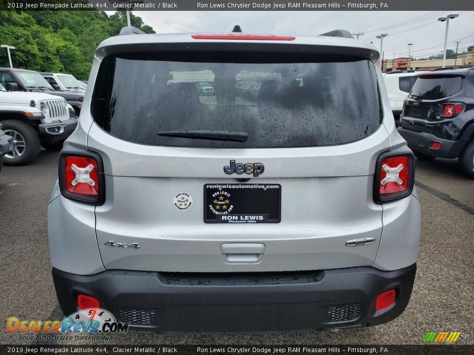 2019 Jeep Renegade Latitude 4x4 Glacier Metallic / Black Photo #4
