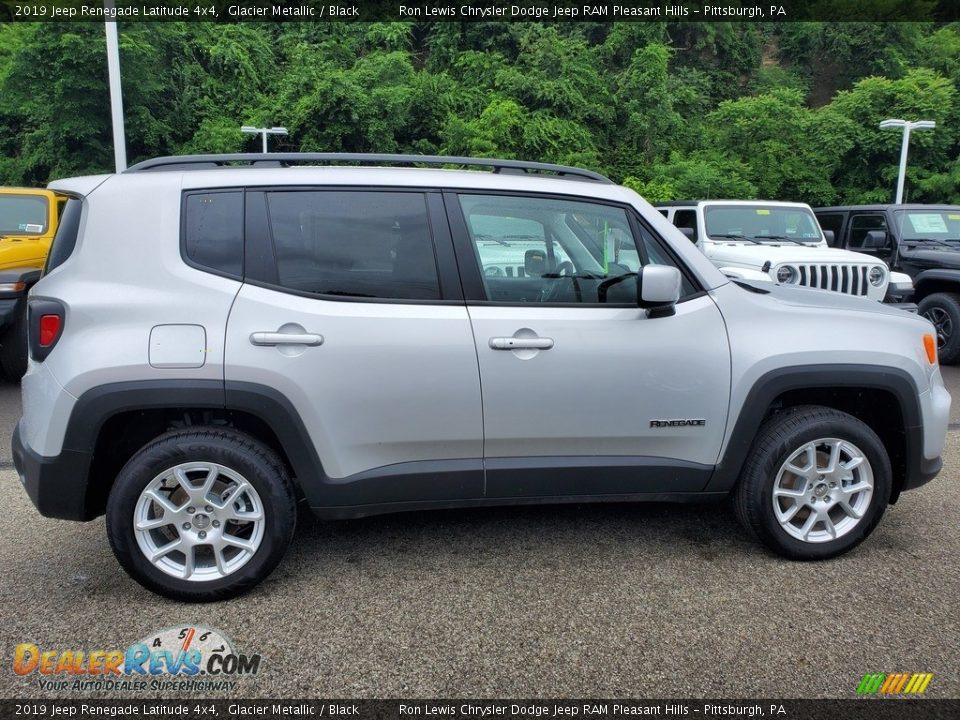 2019 Jeep Renegade Latitude 4x4 Glacier Metallic / Black Photo #7