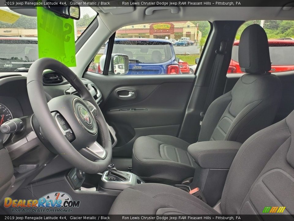 2019 Jeep Renegade Latitude 4x4 Glacier Metallic / Black Photo #11