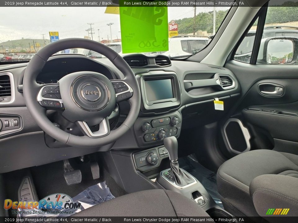 Black Interior - 2019 Jeep Renegade Latitude 4x4 Photo #13