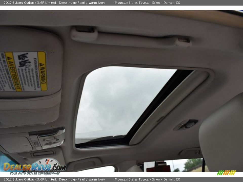 2012 Subaru Outback 3.6R Limited Deep Indigo Pearl / Warm Ivory Photo #14