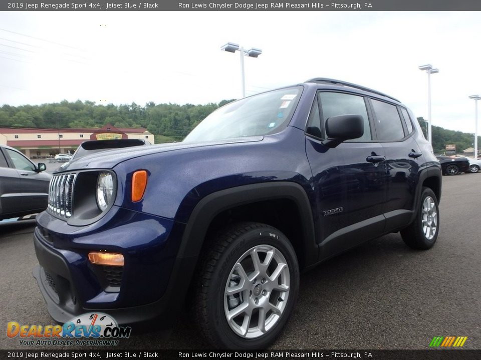 2019 Jeep Renegade Sport 4x4 Jetset Blue / Black Photo #1