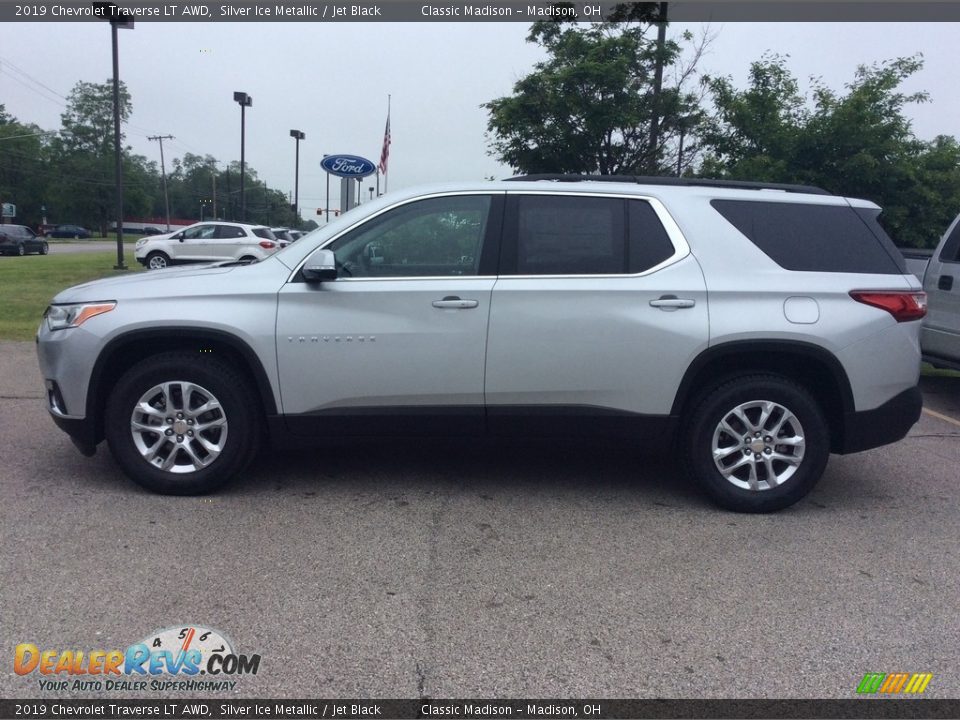 2019 Chevrolet Traverse LT AWD Silver Ice Metallic / Jet Black Photo #4