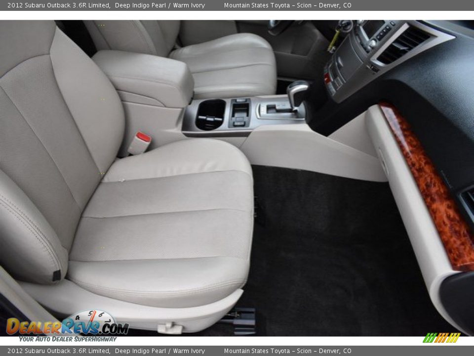 2012 Subaru Outback 3.6R Limited Deep Indigo Pearl / Warm Ivory Photo #18