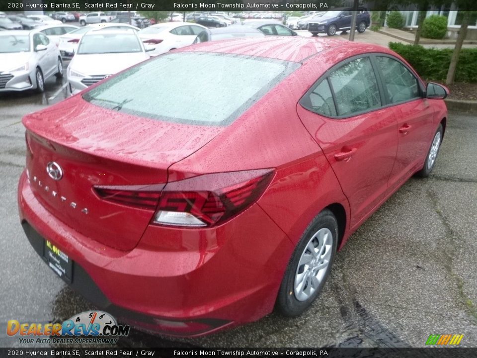 2020 Hyundai Elantra SE Scarlet Red Pearl / Gray Photo #2