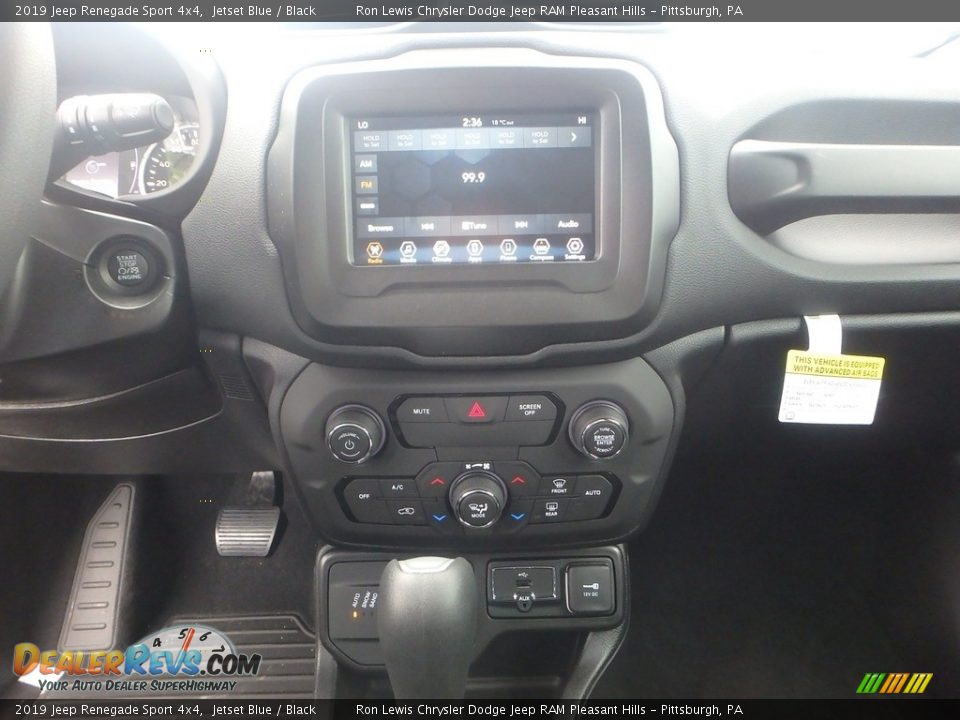 2019 Jeep Renegade Sport 4x4 Jetset Blue / Black Photo #17