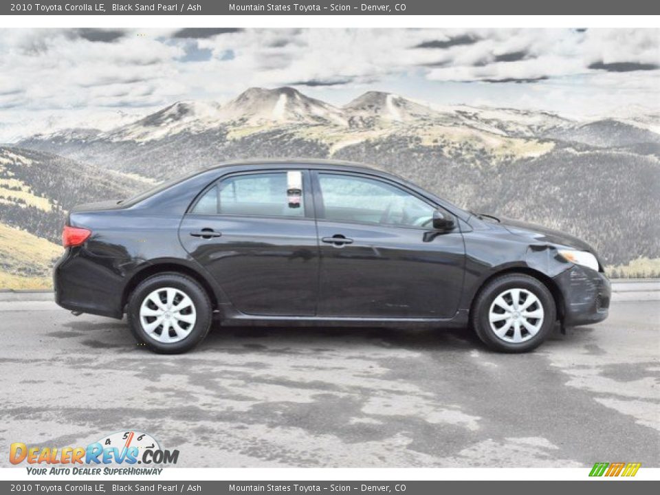 2010 Toyota Corolla LE Black Sand Pearl / Ash Photo #2