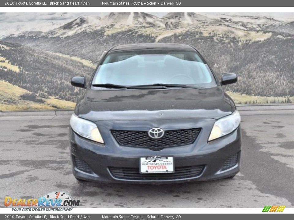 2010 Toyota Corolla LE Black Sand Pearl / Ash Photo #4