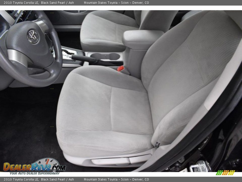 2010 Toyota Corolla LE Black Sand Pearl / Ash Photo #11