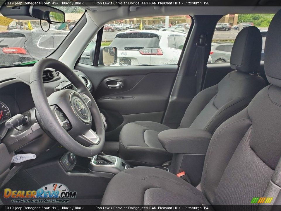 Front Seat of 2019 Jeep Renegade Sport 4x4 Photo #11