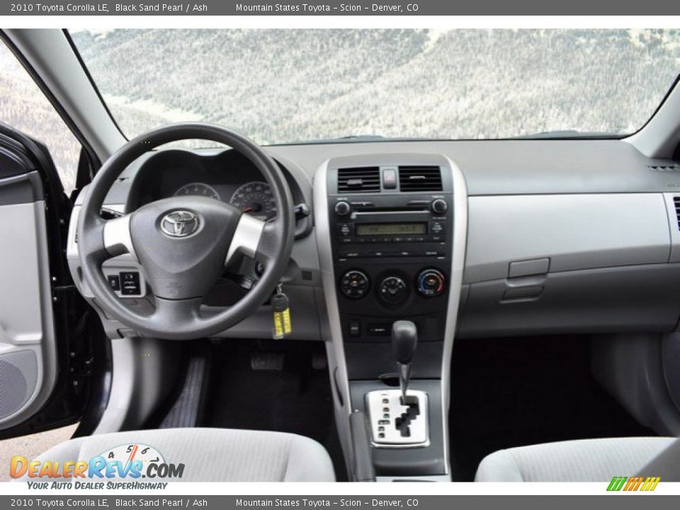 2010 Toyota Corolla LE Black Sand Pearl / Ash Photo #13