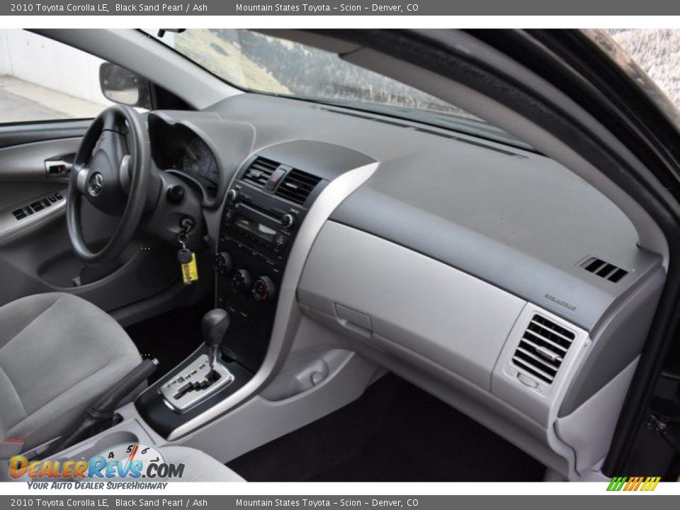 2010 Toyota Corolla LE Black Sand Pearl / Ash Photo #16