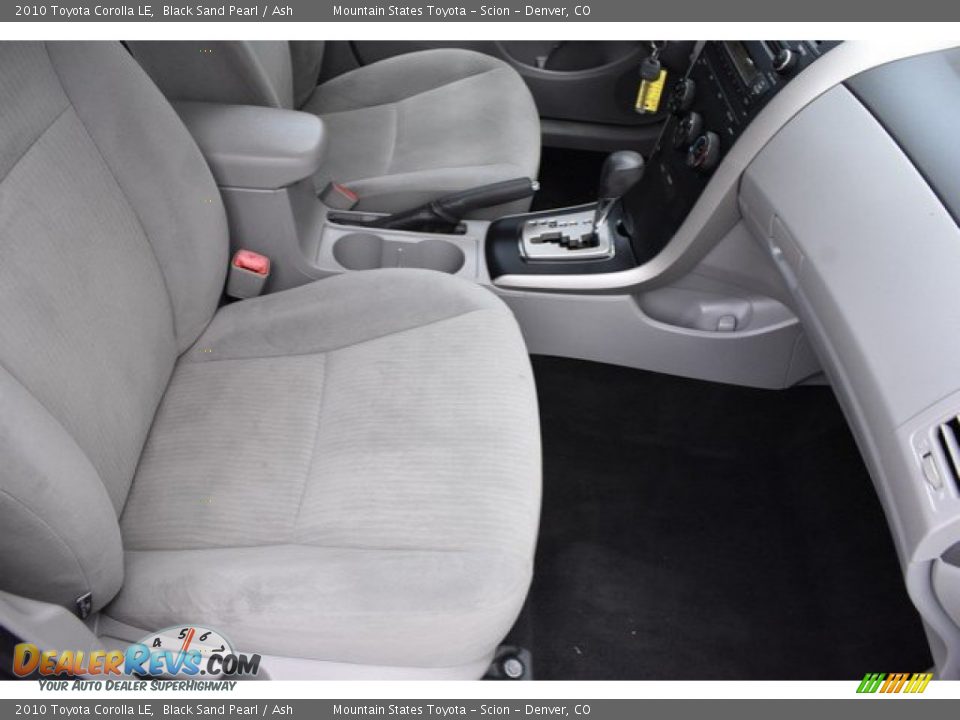 2010 Toyota Corolla LE Black Sand Pearl / Ash Photo #17