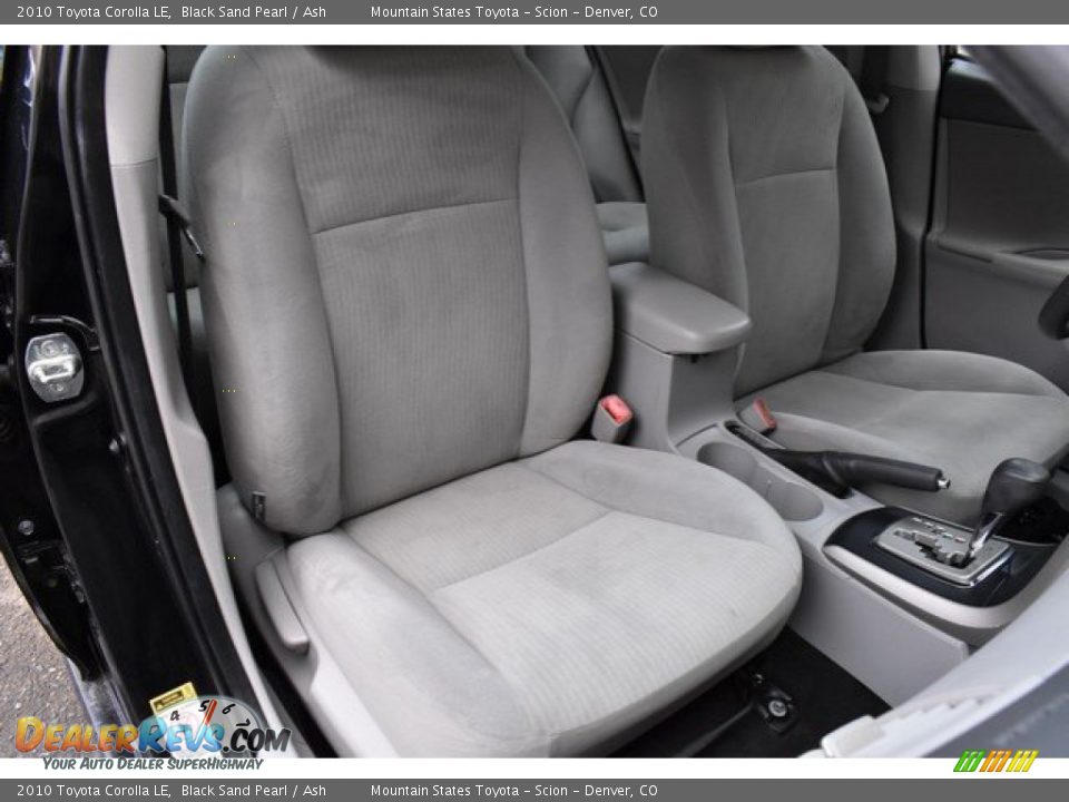 2010 Toyota Corolla LE Black Sand Pearl / Ash Photo #18