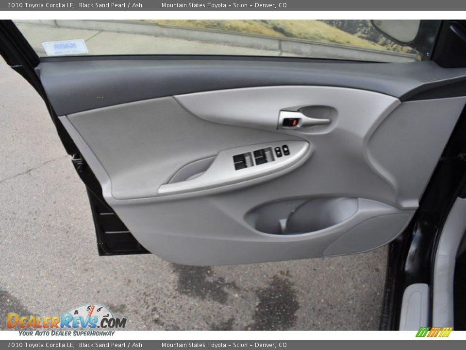 2010 Toyota Corolla LE Black Sand Pearl / Ash Photo #24