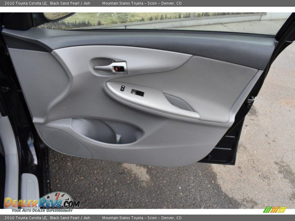 2010 Toyota Corolla LE Black Sand Pearl / Ash Photo #25