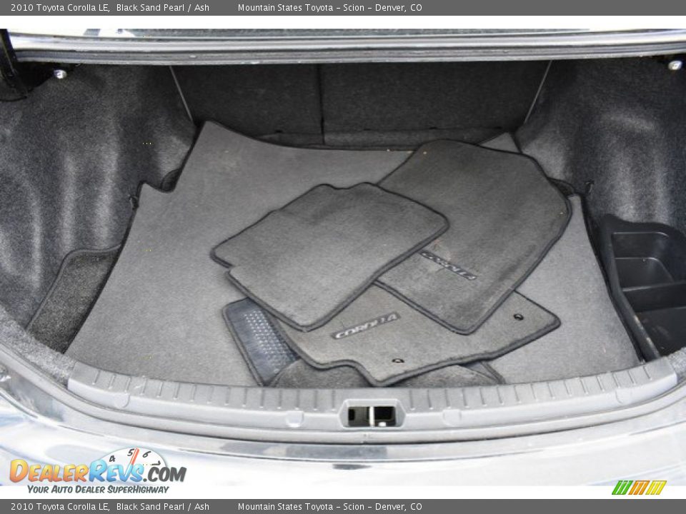 2010 Toyota Corolla LE Black Sand Pearl / Ash Photo #26