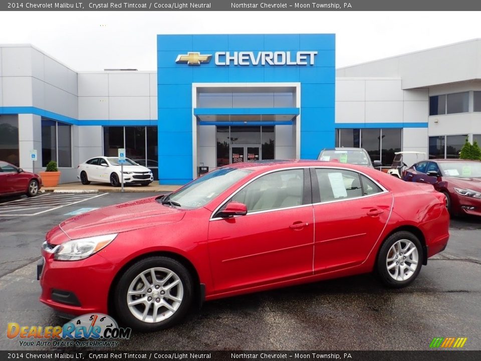 2014 Chevrolet Malibu LT Crystal Red Tintcoat / Cocoa/Light Neutral Photo #1