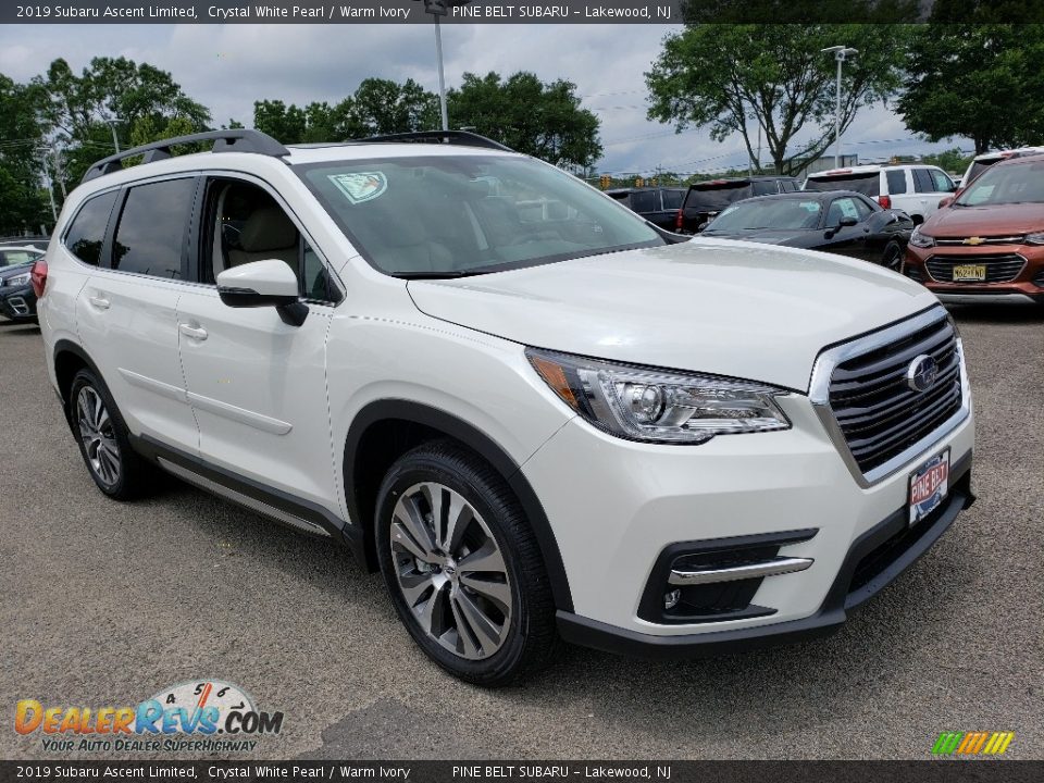 2019 Subaru Ascent Limited Crystal White Pearl / Warm Ivory Photo #1