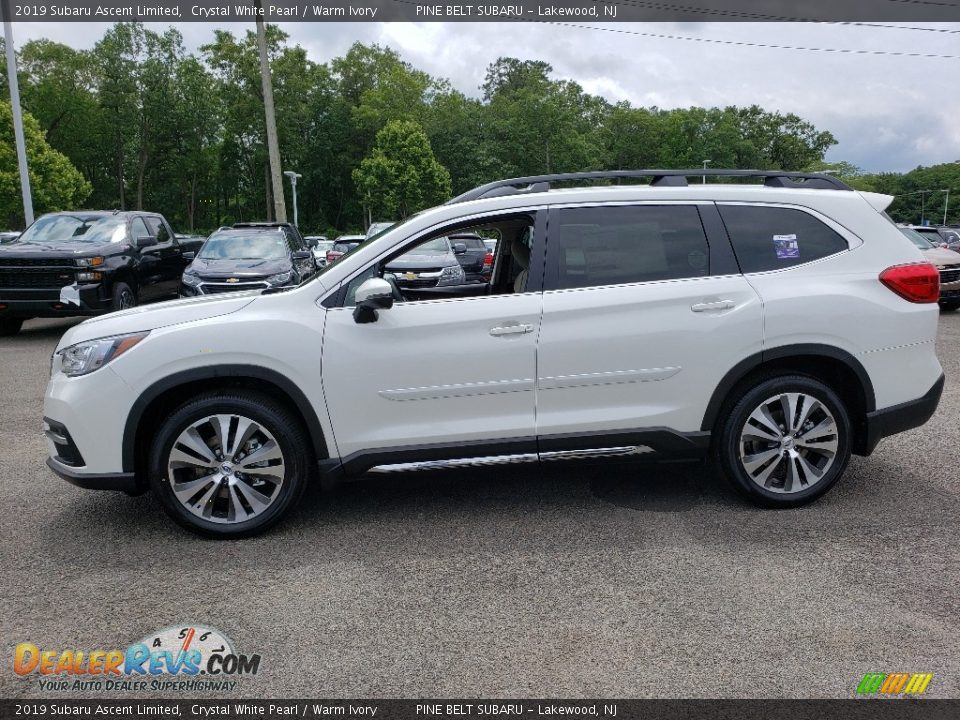 2019 Subaru Ascent Limited Crystal White Pearl / Warm Ivory Photo #3