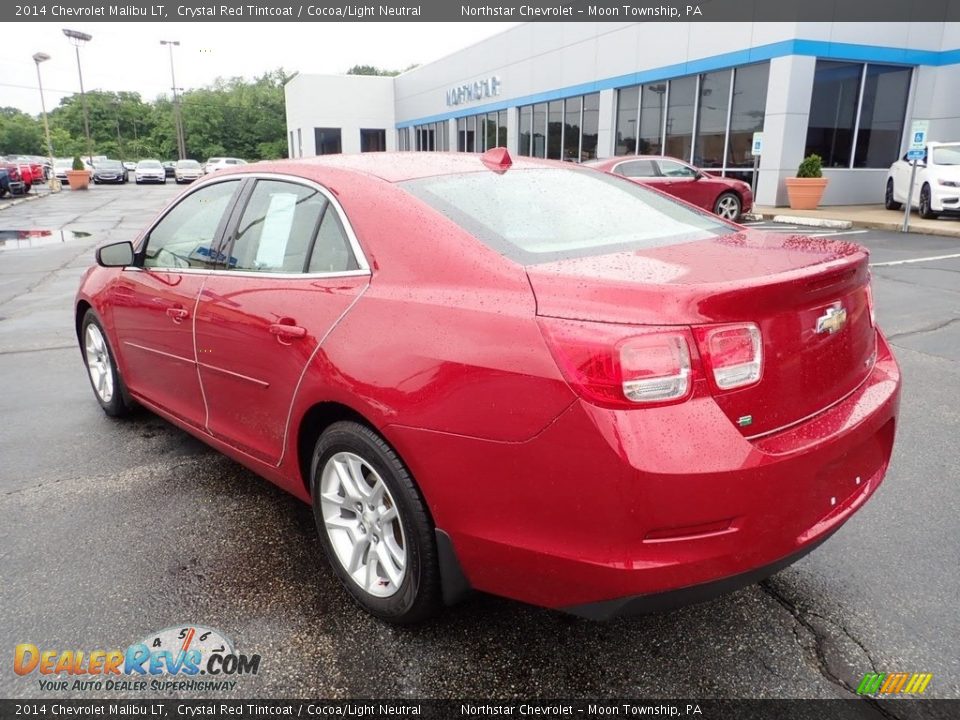 2014 Chevrolet Malibu LT Crystal Red Tintcoat / Cocoa/Light Neutral Photo #4