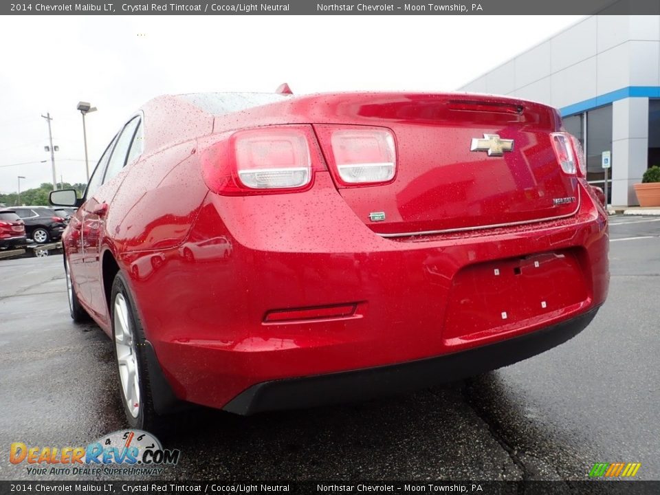 2014 Chevrolet Malibu LT Crystal Red Tintcoat / Cocoa/Light Neutral Photo #5