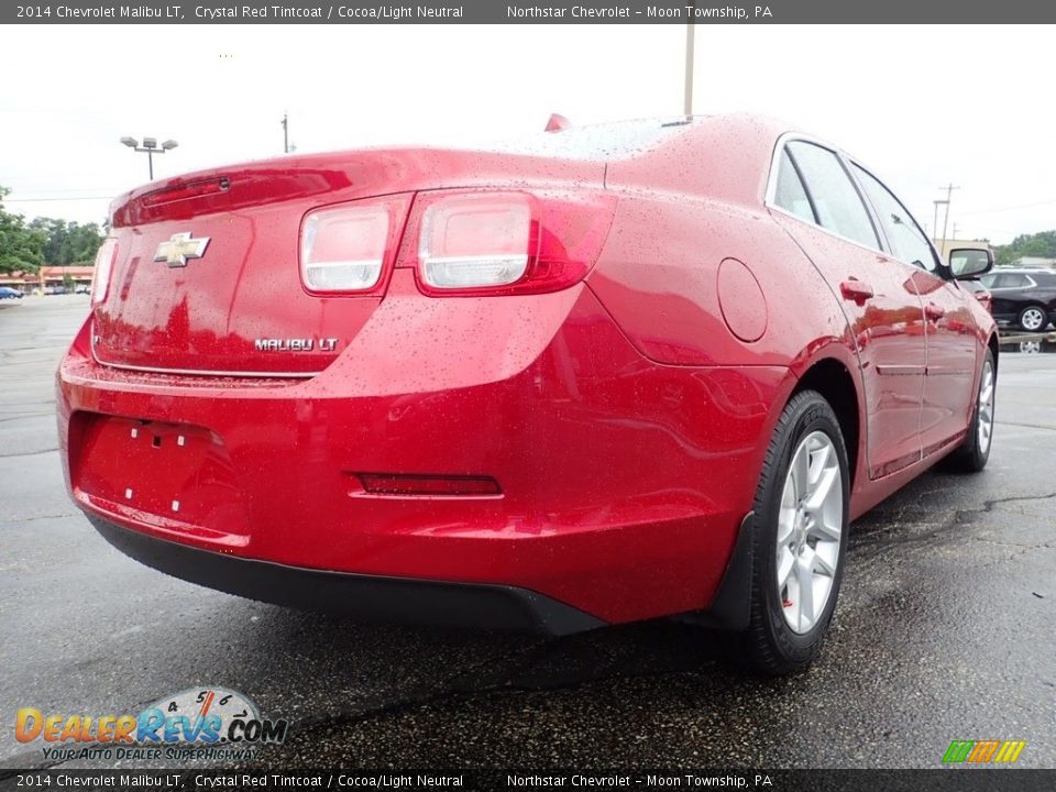 2014 Chevrolet Malibu LT Crystal Red Tintcoat / Cocoa/Light Neutral Photo #8