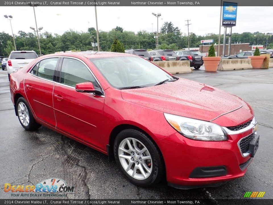 2014 Chevrolet Malibu LT Crystal Red Tintcoat / Cocoa/Light Neutral Photo #11