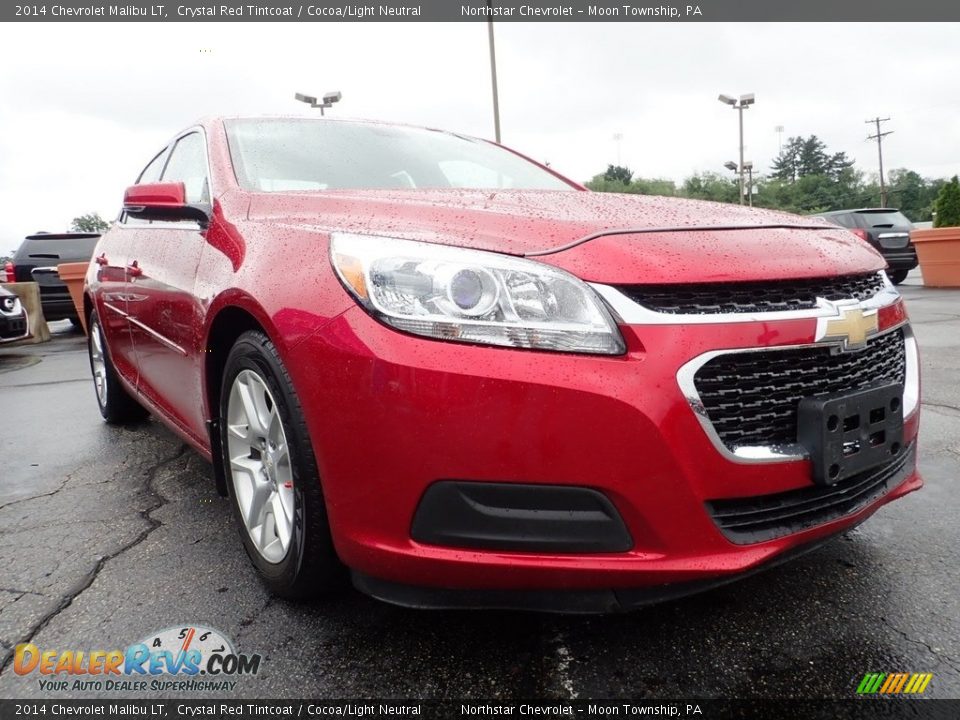 2014 Chevrolet Malibu LT Crystal Red Tintcoat / Cocoa/Light Neutral Photo #12