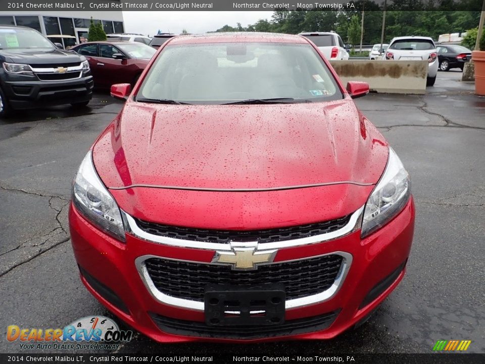 2014 Chevrolet Malibu LT Crystal Red Tintcoat / Cocoa/Light Neutral Photo #13