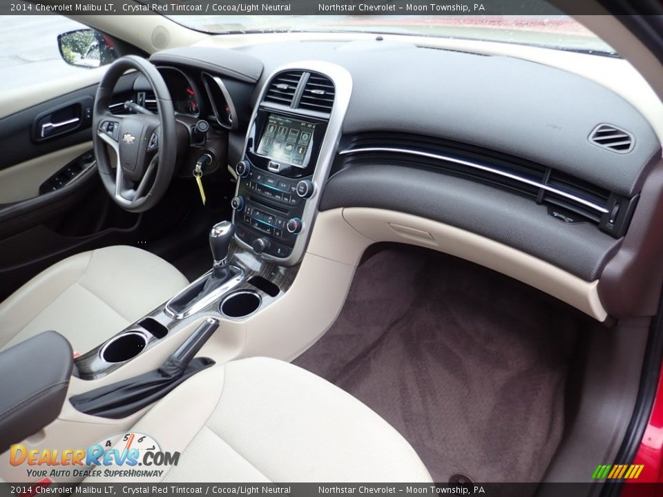 2014 Chevrolet Malibu LT Crystal Red Tintcoat / Cocoa/Light Neutral Photo #16