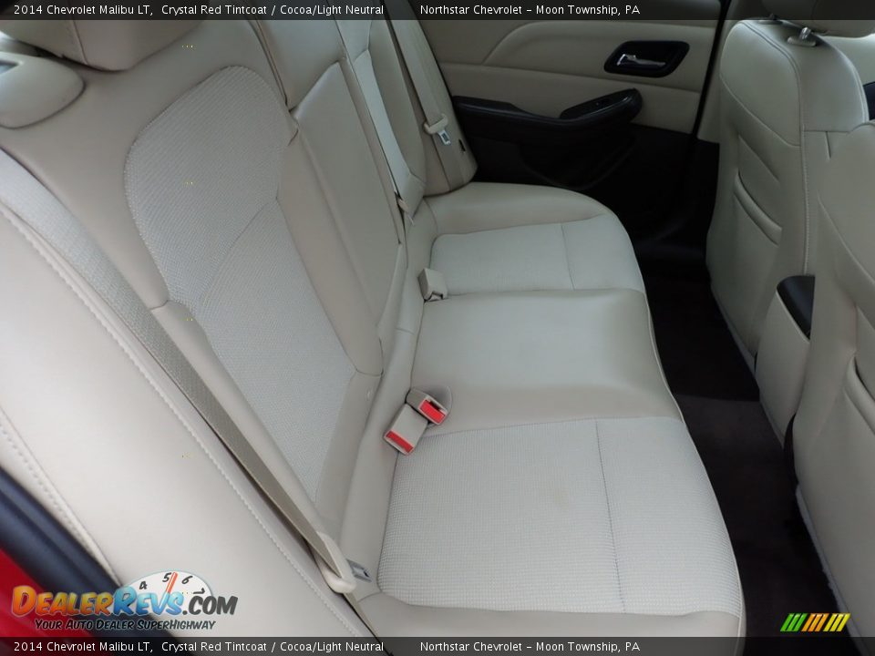 2014 Chevrolet Malibu LT Crystal Red Tintcoat / Cocoa/Light Neutral Photo #18