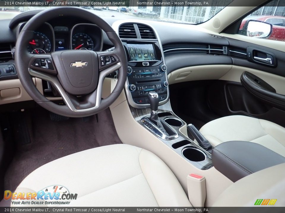2014 Chevrolet Malibu LT Crystal Red Tintcoat / Cocoa/Light Neutral Photo #22