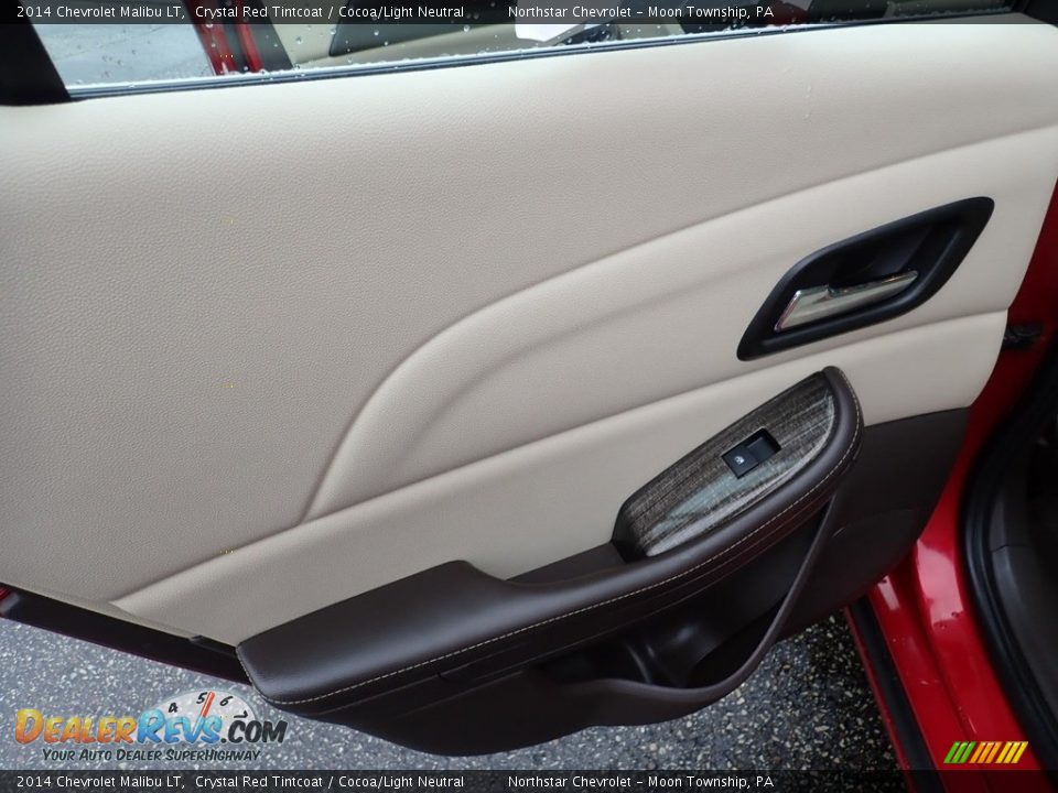 2014 Chevrolet Malibu LT Crystal Red Tintcoat / Cocoa/Light Neutral Photo #23