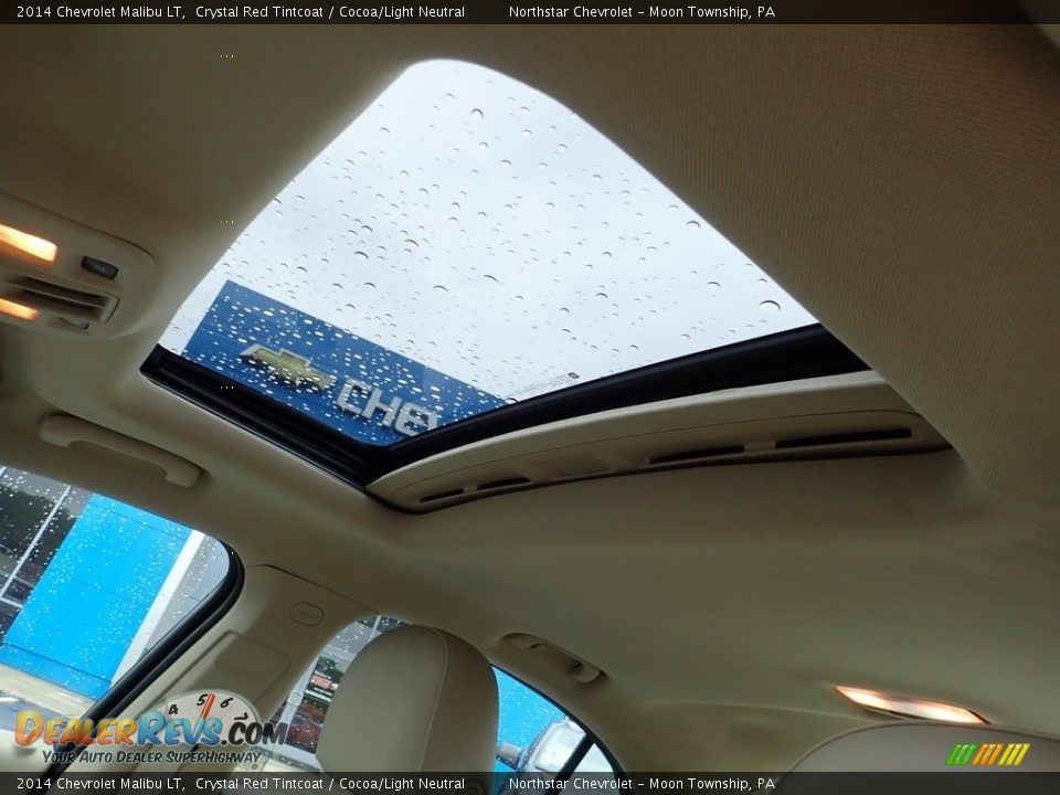 2014 Chevrolet Malibu LT Crystal Red Tintcoat / Cocoa/Light Neutral Photo #26
