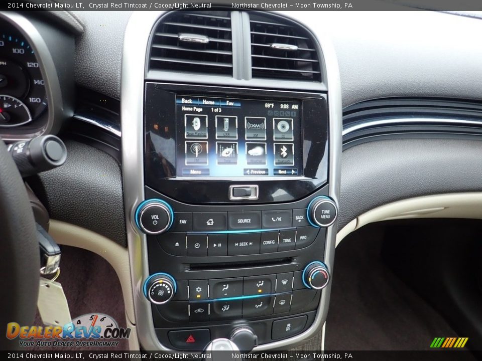 2014 Chevrolet Malibu LT Crystal Red Tintcoat / Cocoa/Light Neutral Photo #27