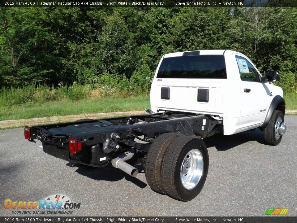 2019 Ram 4500 Tradesman Regular Cab 4x4 Chassis Bright White / Black/Diesel Gray Photo #6