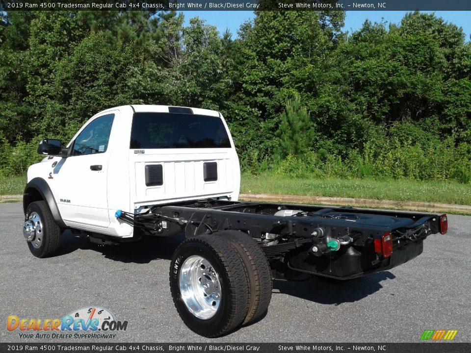 2019 Ram 4500 Tradesman Regular Cab 4x4 Chassis Bright White / Black/Diesel Gray Photo #8